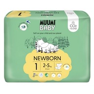 Muumi 1 Newborn 2-5kg Pieluszki Eko, 25 szt.