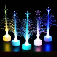 szt. LED Christmas Fiber Tree Luminous Light Ozdob