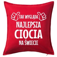 NAJLEPSZA CIOCIA poduszka 50x50 prezent