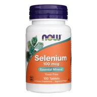 NOW Selenium 100mcg SELEN JEDNODUCHO VSTREBATEľNÁ Imunita SELENOMETIONINA 100t