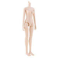 Pohyblivá kĺbová malá hruď Ženské nahé telo /4 BJD DOD SD bábika Custom
