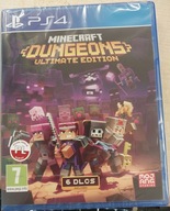 MINECRAFT DUNGEONS ULTIMATE EDITION PO POLSKU PS4 NOWA FOLIA