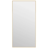 Lustro na drzwi, złote, 40x80 cm, szkło i aluminium