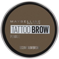 Maybelline Tattoo Brow Pomade pomada do brwi 003 Medium Brown 3.5ml P1