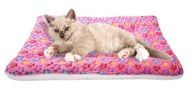 Koc kocyk mata dla kota psa ZWIERZĄT różowe S 36x50cm LEGOWISKO