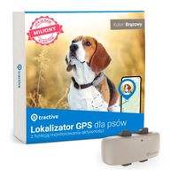 Tractive DOG 4 - obroża GPS dla psa z systemem operacyjnym - brązowy