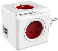 Listwa kostka allocacoc PowerCube 4 gniazda 2xUSB