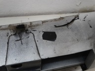 grid of a bumper central front RENAULT SCENIC III 622540016R