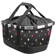 Tylny koszyk rowerowy KlickFix Bikebasket GT RackTime / Dots