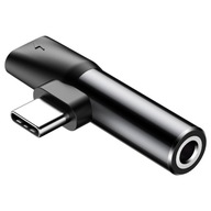 Audio Converter adapter przejściówka ze złącza USB-C na port USB-C czarny