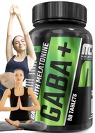 GABA Plus melatonina SEN STRES ZMĘCZENIE witaminy Muscle Care 90 tab
