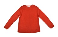 ZARA* SWETER KOPERTOWY TYŁ ORANGE 13-14 LAT