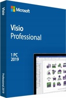 Windows Microsoft Visio 2019 Pro 1 PC / doživotná licencia BOX