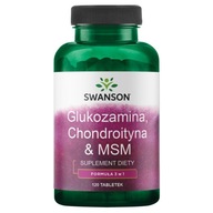 Swanson GLUKOZAMINA CHONDROITYNA MSM 120tabl STAWY