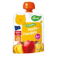 DEVA Organic Mus owocowy jabłko ananas 90g