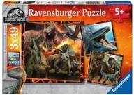 Puzzle 3x49 elementów Jurassic World 2 (080540)