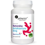 ALINESS Prírodný astaxantín 8mg 60vegcaps ANTIOXIDANT