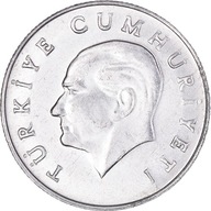 Moneta, Turcja, 10 Lira, 1984, AU(50-53), Aluminiu