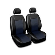 Pokrowce uniwersalne Comfort 1+1 ekoskóra niebieskie do Opel Calibra