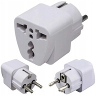 Adapter Przejściówka UK PL Wtyczka Wtyk Gniazdo