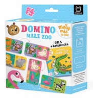 DOMINO MAŁE ZOO MAŁY MIŚ TO LUBI! GRA + KSIĄŻECZKA