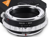 Adapter Nikon G F AI +G - Micro 4/3 przejściówka na Olympus Panasonic Lumix