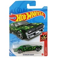 Vozidlo Mattel Hot Wheels 68' Mercury Cougar zelené