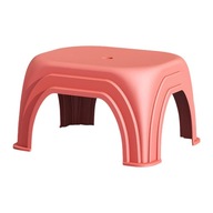 Kúpeľňová stolička prenosná ľahká stolička na výmenu topánok protišmyková červená