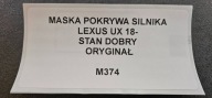 Capot LEXUS UX 18- Original STAN DOBRY