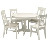 IKEA INGATORP INGOLF Stôl a 4 stoličky Nordvalla