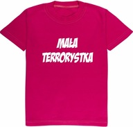 Koszulka z nadrukiem Mała terrorystka