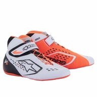 Kartingové topánky Alpinestars Tech 1-KX V2 bielo-oranžové veľ. 35