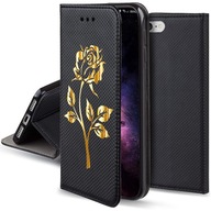 Etui MAGNET ROSE do iPhone 7 / 8 / SE 2020 +SZKŁO