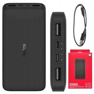 Powerbank Xiaomi 20000 mAh czarny 18W FAST CHARGE