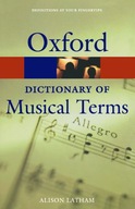 Oxford Dictionary of Musical Terms group work