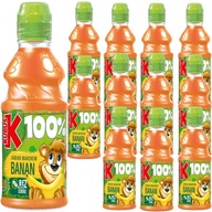 KUBUŚ 100% Šťava Banán Mrkva Jablko 12 x 300ml