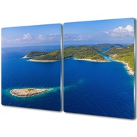 Szklana deska do krojenia Wyspa Chorwacja 2x40x52