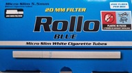 GILZY ROLLO MICRO SLIM BLUE 5,5mm BIAŁY FILTR 200 SZT