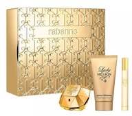 PACO RABANNE LADY MILLION EDP 80ml SPRAY + EDP 10ml + TELOVÉ MLIEKO 100ml