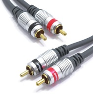 KABEL RCA 0.5m 2x WTYK RCA - 2RCA CHINCH VITALCO STEREO 0,5 50cm