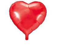 Balon foliowy Serce czerwony 45 cm DEKORACJA OZDOBA WALENTYNKI