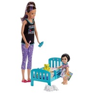 Mattel Barbie Skipper opiekunka zestaw czas na sen