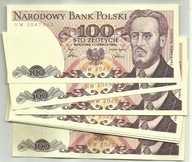 100 złotych 1986 seria NW stan UNC