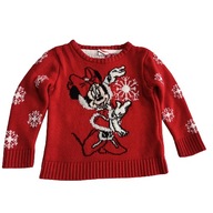 SWETER ZIMOWY ŚWIĄTECZNY R.104__DISNEY