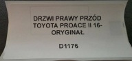 door front right side Toyota Proace