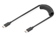 Digitus Kabel spiralny USB 2.0 - USB-C na USB-C