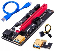 Riser 009S GOLD USB 3,0 PCI-E 1x-16x 6PIN SATA