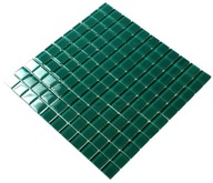 Sklenená mozaika zelená DARK GREEN fľašková