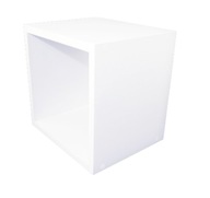 Kwadrat Półka BIAŁA 30x30x25 Biały kubik wisząca