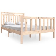 vidaXL Rám postele, masívne drevo, 140x200 cm